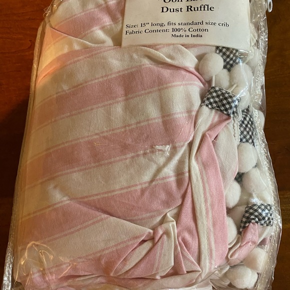 KIMBERLY GRANT Baby Girl Crib & nursery ensemble 5 pieces Pink OOH LA LA INFANT - Picture 3 of 5